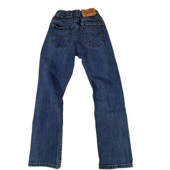 Boy's Levi's Elastic Waist Jeans Size 7R - Picture 2 of 5
